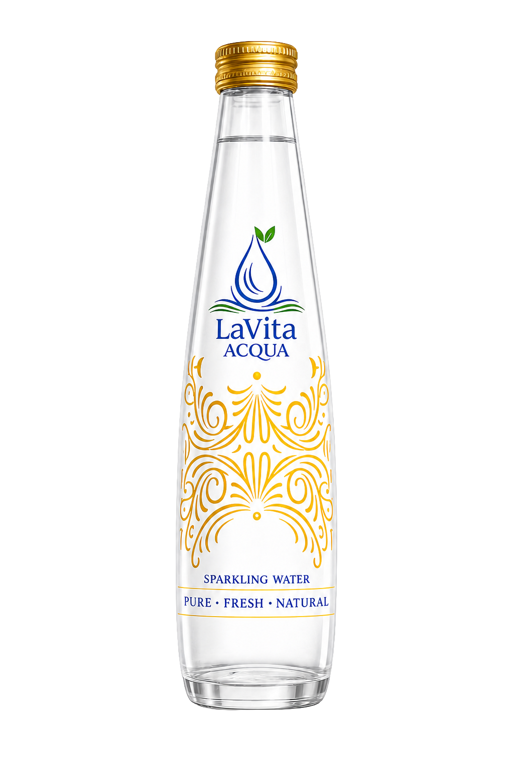 LaVita Acqua – elegancka woda mineralna w szklanej butelce 350ml